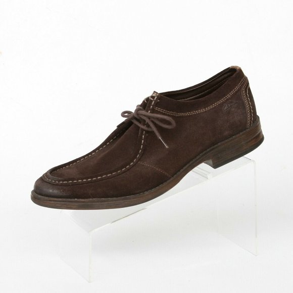 Clarks Delsin Rise Brown Suede Leather Chukka Derby Shoes Mens 10.5 M Casual main image 9